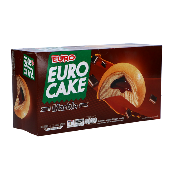 Euro Brand Marble (Cocoa) Cake 17gx12 - Longdan Official Online Store