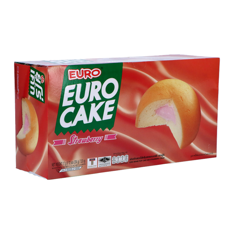 Euro Brand Strawberry Cake 17gx12 - Longdan Official Online Store