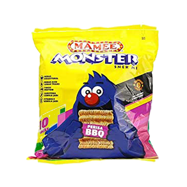 MAMEE MONSTER Crispy Noodle - Barbecue Flavor 25g - Longdan Official Online Store