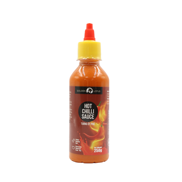 Golden Lotus Hot Chili Sauce 250g (Case 24) - Longdan Official