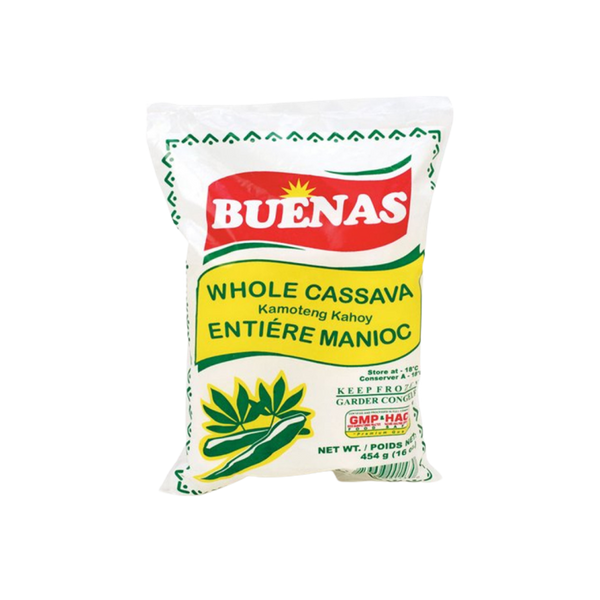 BUENAS Whole Peeled Cassava (Kamoteng-Kahoy) 454g - Longdan Official