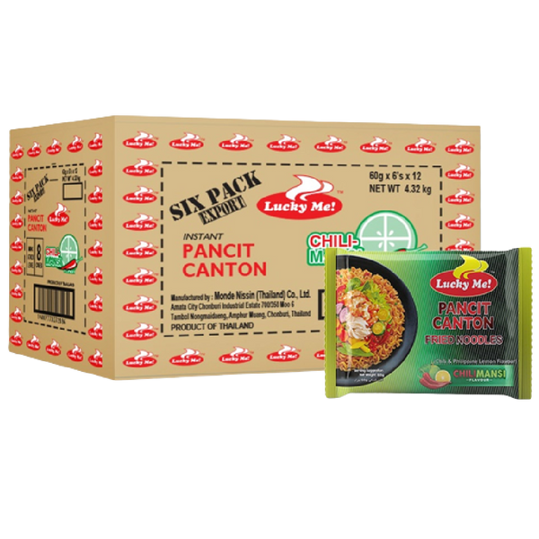 Lucky ME Pancit Canton - Chillimansi 60g (Case 24)