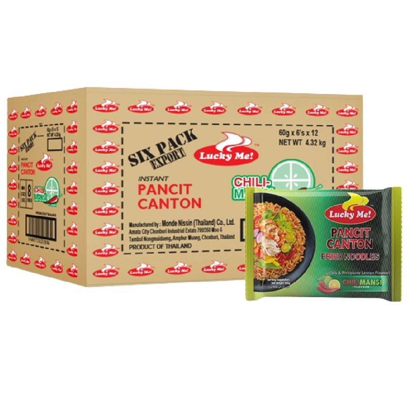 LUCKY ME Pancit Canton - Chillimansi 60g (Kaso 24)