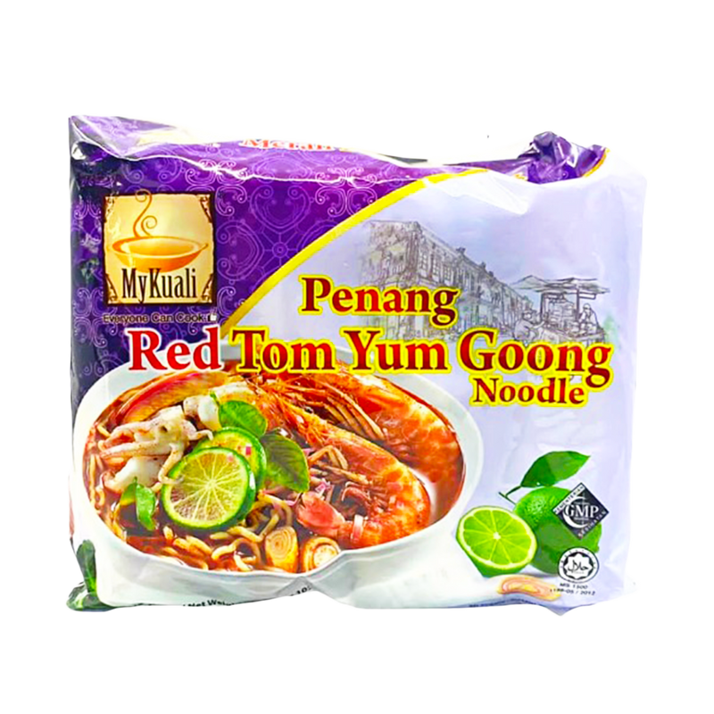 MYKUALI Red Tom Yum Goong Noodle 105g - Longdan Official