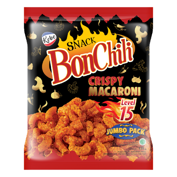 Kobe Bonchili Spicy Macaroni Snack Lv 15 135g - Longdan Official