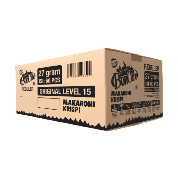 Kobe Bonchili Spicy Macaroni Snack Lv 15 30g (Case 60) - Longdan Official