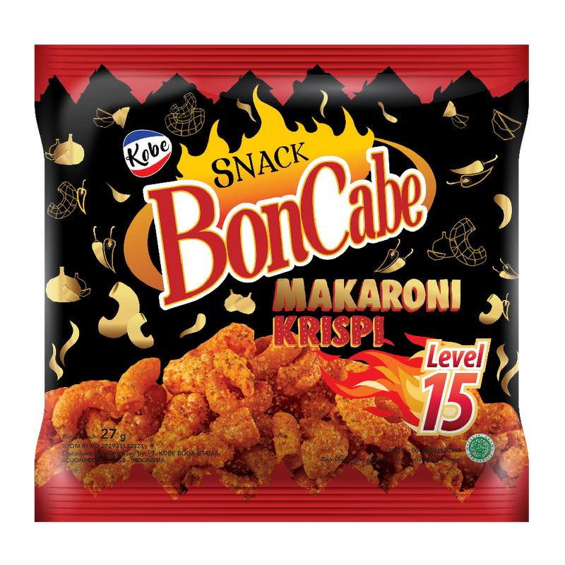 Kobe Bonchili Spicy Macaroni Snack Lv 15 30g (Case 60) - Longdan Official