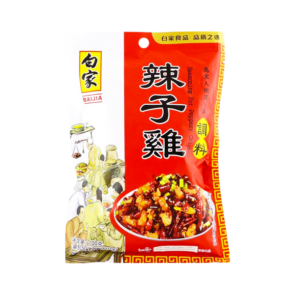 BAI JIA Condiment - Red Pepper Chicken 100g - Longdan Official