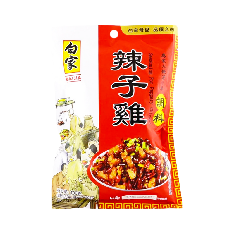 BAI JIA Condiment - Red Pepper Chicken 100g - Longdan Official