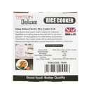 TRITON Deluxe Electric Rice Cooker - 2.2L - Longdan Official