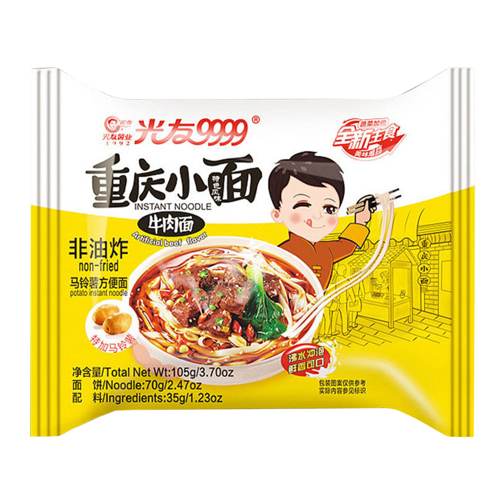 GUANG YOU Chongqing Instant Noodle - Beef 105g