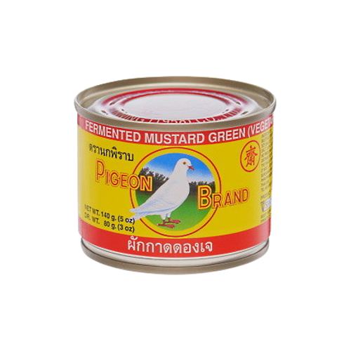 PIGEON Canned Vegetarian Pickled Mustard Green 140g - Longdan Official