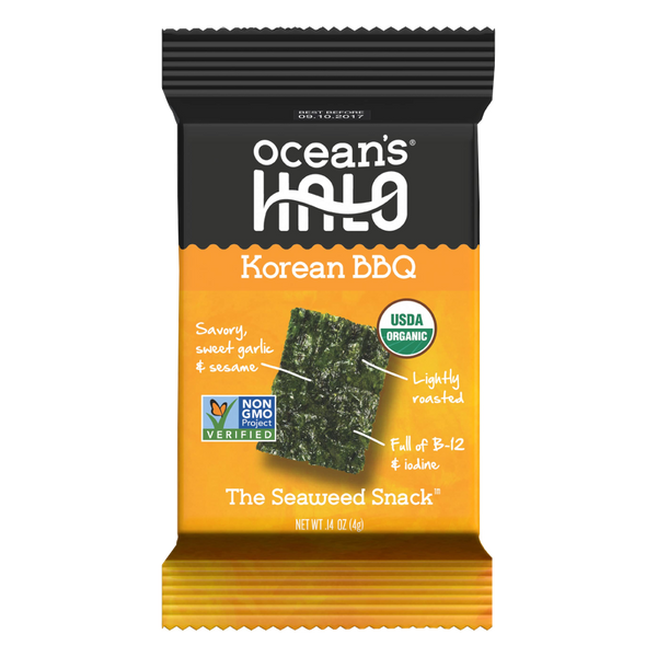 OCEANS HALO Korean BBQ Seaweed 4g - Longdan Official