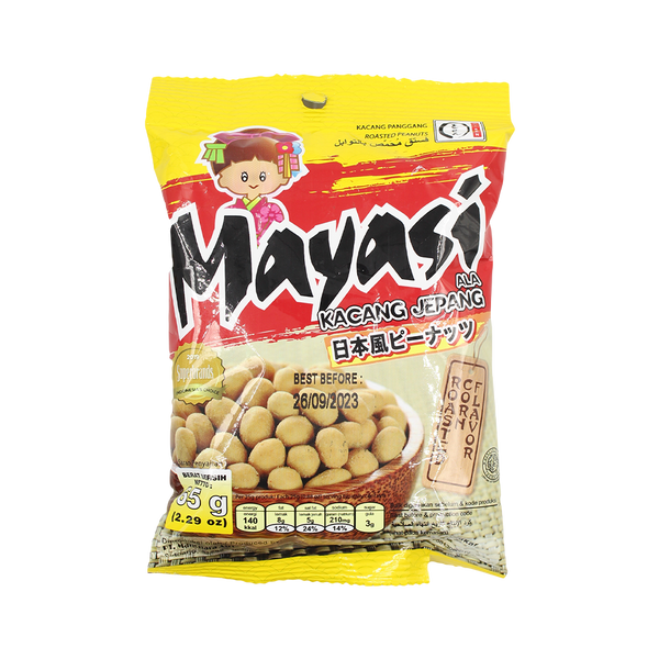 Mayasi Peanut Corn Flv 65g - Longdan Official