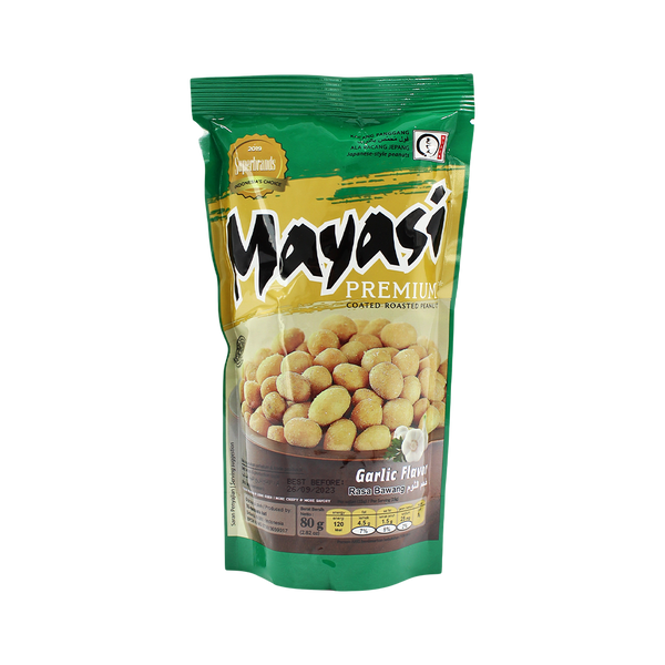 Mayasi Peanut Premium Garlic Flv 80g (Case 30) - Longdan Official