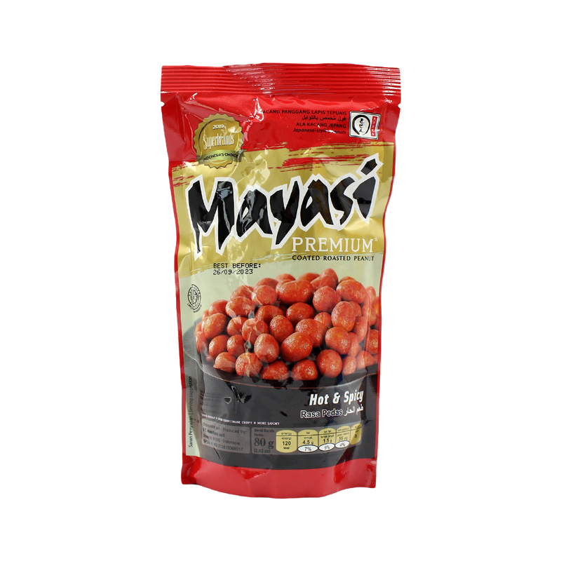 Mayasi Peanut Premium Hot & Spicy Flv 80g (Case 30) - Longdan Official