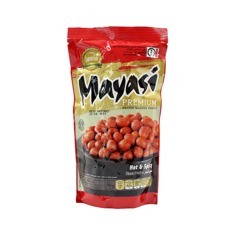 Mayasi Peanut Premium Hot & Spicy Flv 80g - Longdan Official