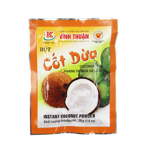 Vinh Thuan Instant Coconut Powder 50g (Case 100) - Longdan Official