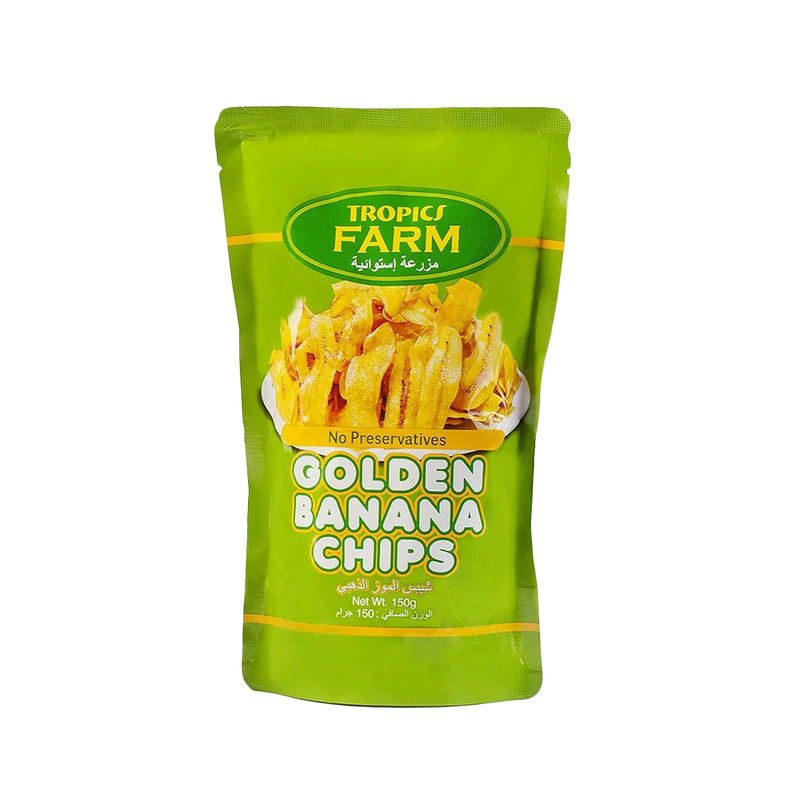 Tropics Farm Golden Banana Chips 150g - Longdan Official