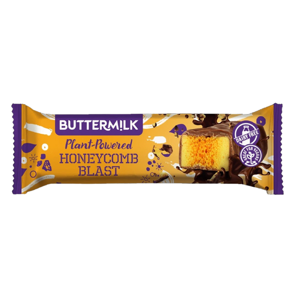 BUTTERMILK Plant Powered Honeycomb Blast Choccy Snack 45g - Longdan Official