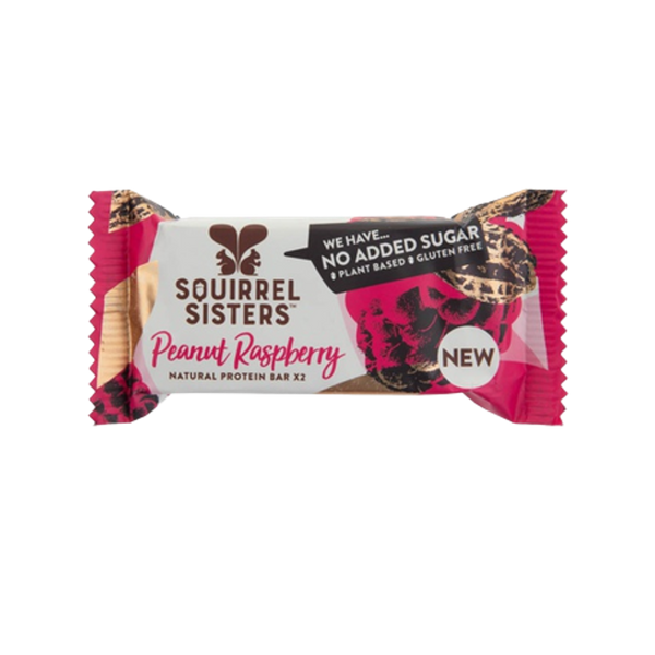 SQUIRREL SISTERS Peanut Raspberry Snack Bar 40g - Longdan Official