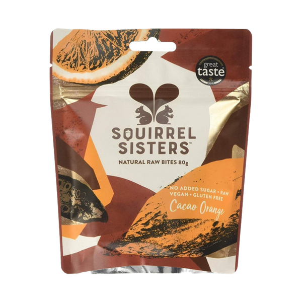 SQUIRREL SISTERS Cacao Orange Share Bag 80g - Longdan Official