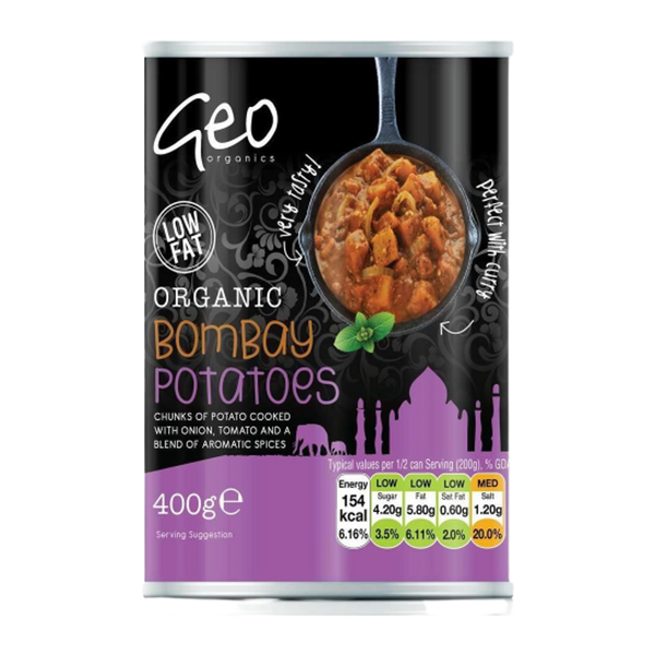 GEO ORGANICS Organic Bombay Potatoes 400g - Longdan Official