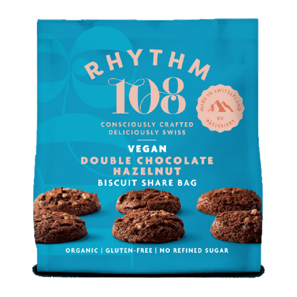 RHYTHM 108 Biscuit Double Choc Hazelnut 135g - Longdan Official