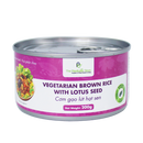 The Plantbase Store Canned Vegetarian Brown Rice With Lotus Seed 200g - Longdan Official