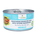 The Plantbase Store Canned Vegetarian Beancurd Skin With Oyster Mushroom 200g (Case 12) - Longdan Official