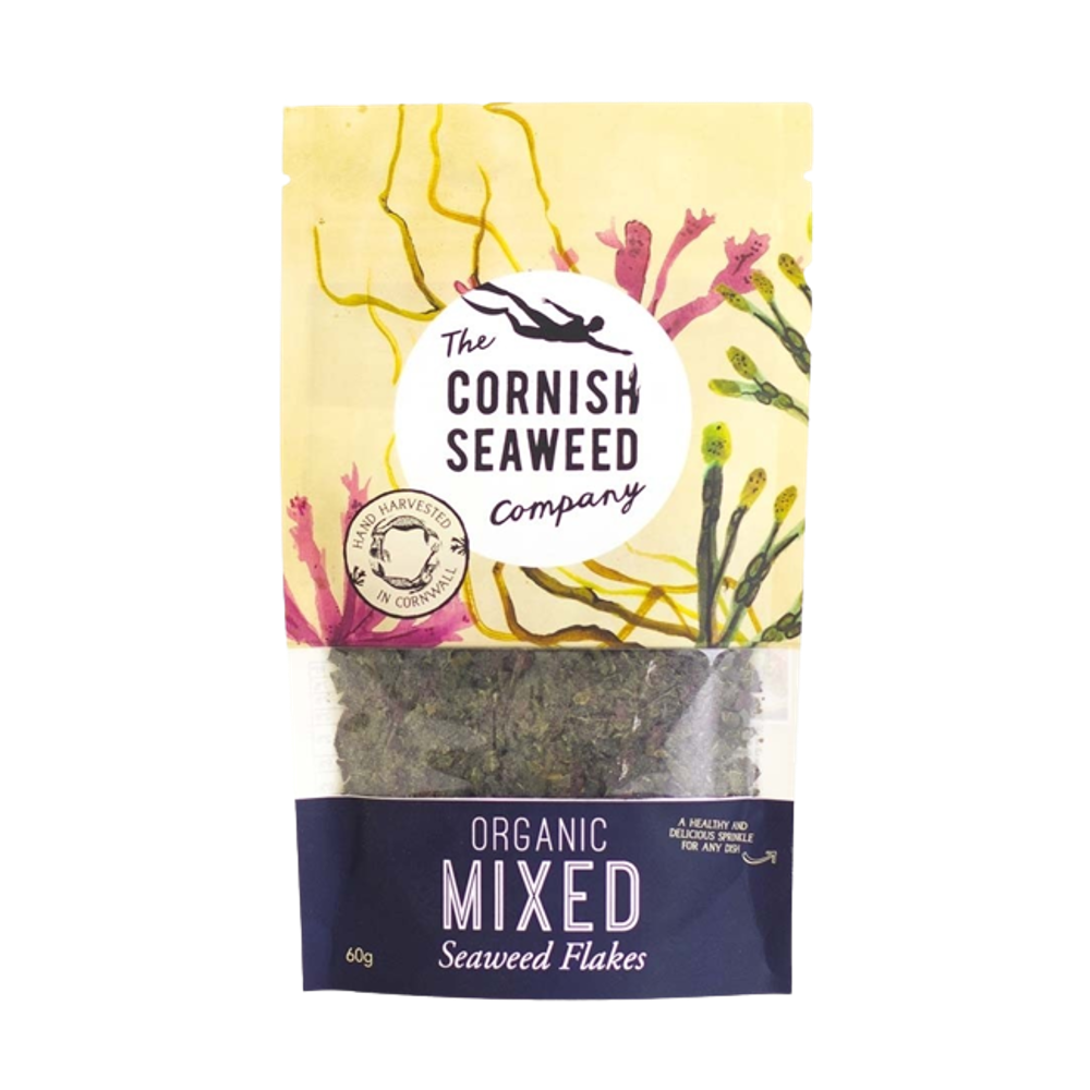 CORNISH SEAWEED Organic Mixed Seaweed Flakes 60g