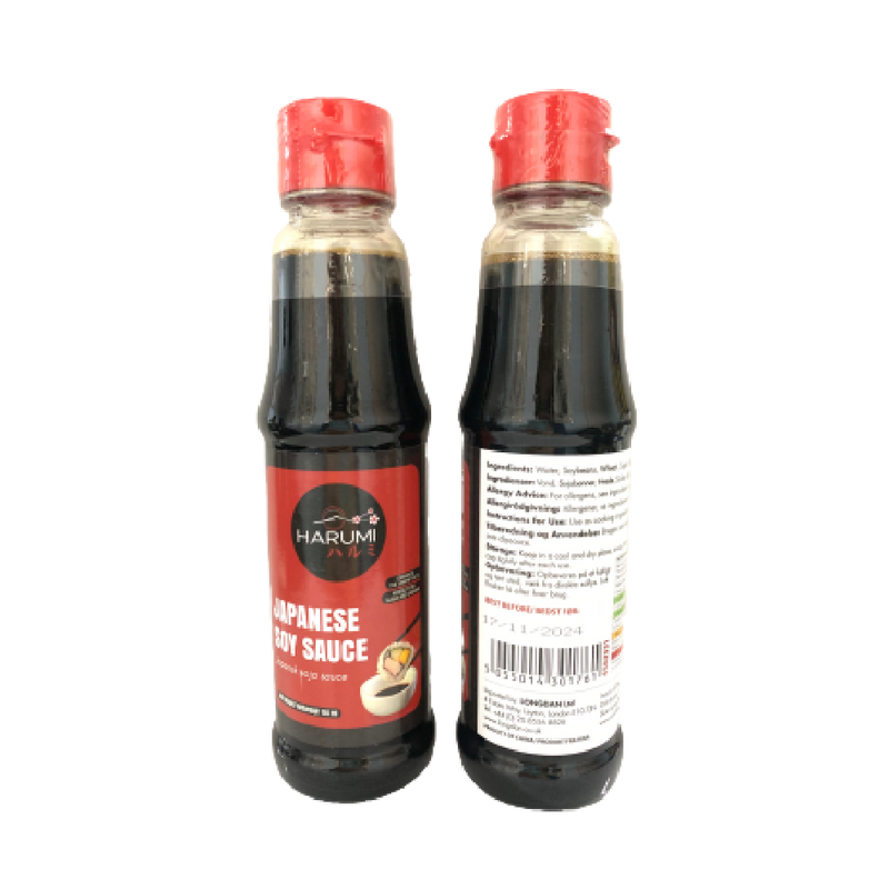 Harumi Japanese Soy Sauce 155ml (Case 24) - Longdan Official