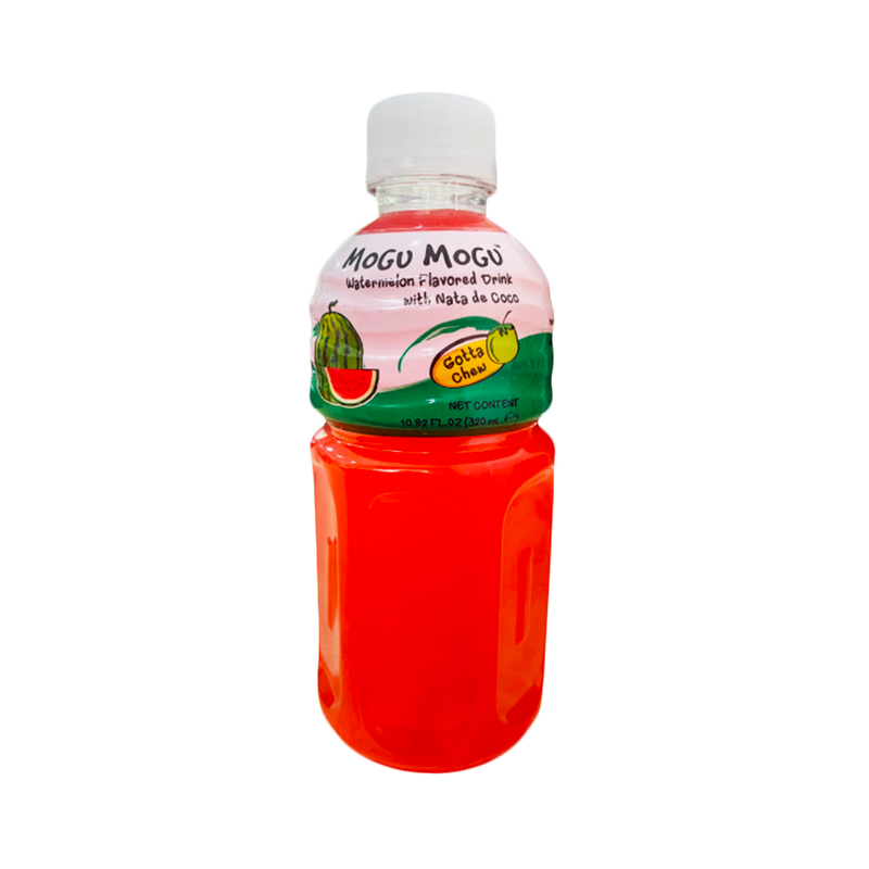 MOGU MOGU Nata De Coco Drink - Watermelon Flavour 320ml - Longdan Official