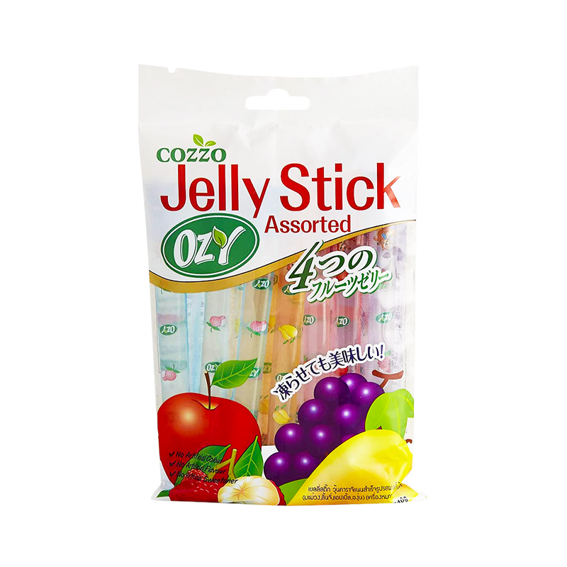 COZZO OZY Fruit Jelly Sticks-Assort (12pcs) 240g - Longdan Official