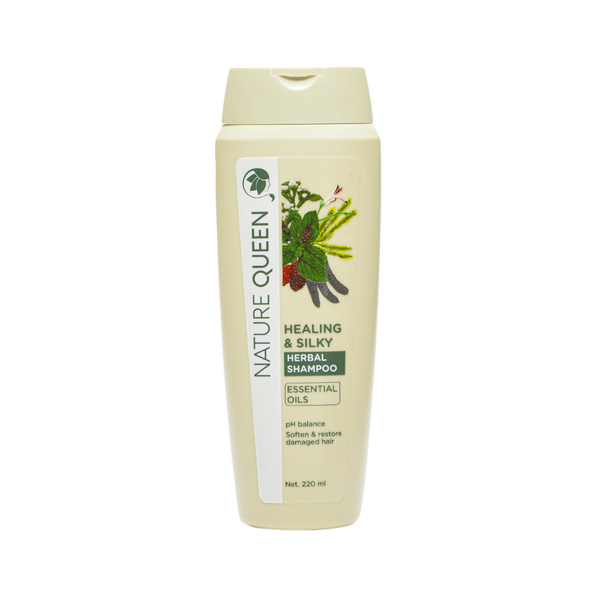 Nature Queen Healing & Silky Herbal Shampoo ESSENTIAL OIL 220ml - Longdan Official