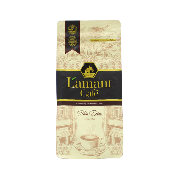 L'amant Bold Blend (Arabica & Robusta Blend) Ground Coffee 250g (Case 40) - Longdan Official