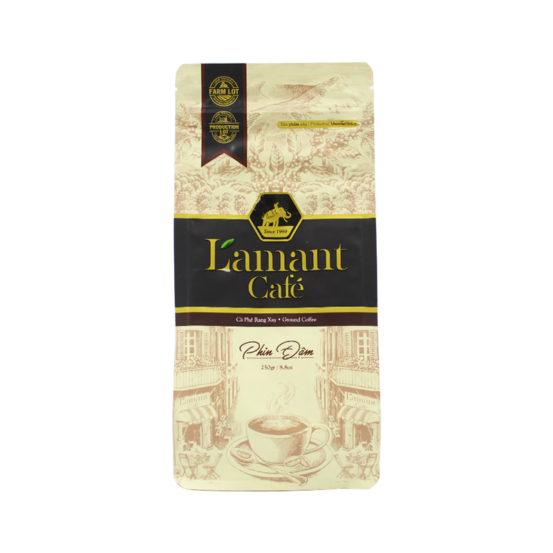 L'amant Bold Blend (Arabica & Robusta Blend) Ground Coffee 250g (Case 40) - Longdan Official