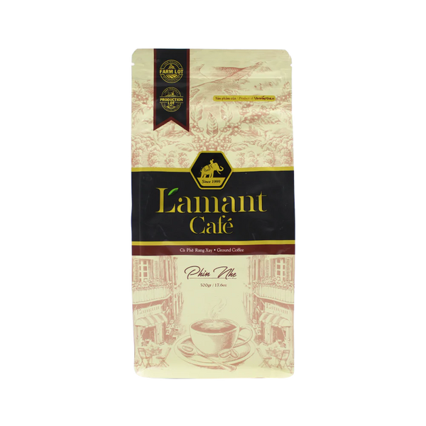 L'amant Light Blend (Arabica & Robusta Blend) Ground Coffee 500g (Case 20) - Longdan Official