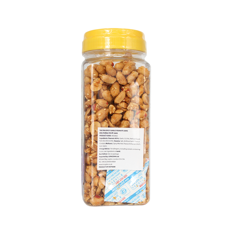 Tan Tan Spicy Garlic Peanuts 260G - Longdan Official