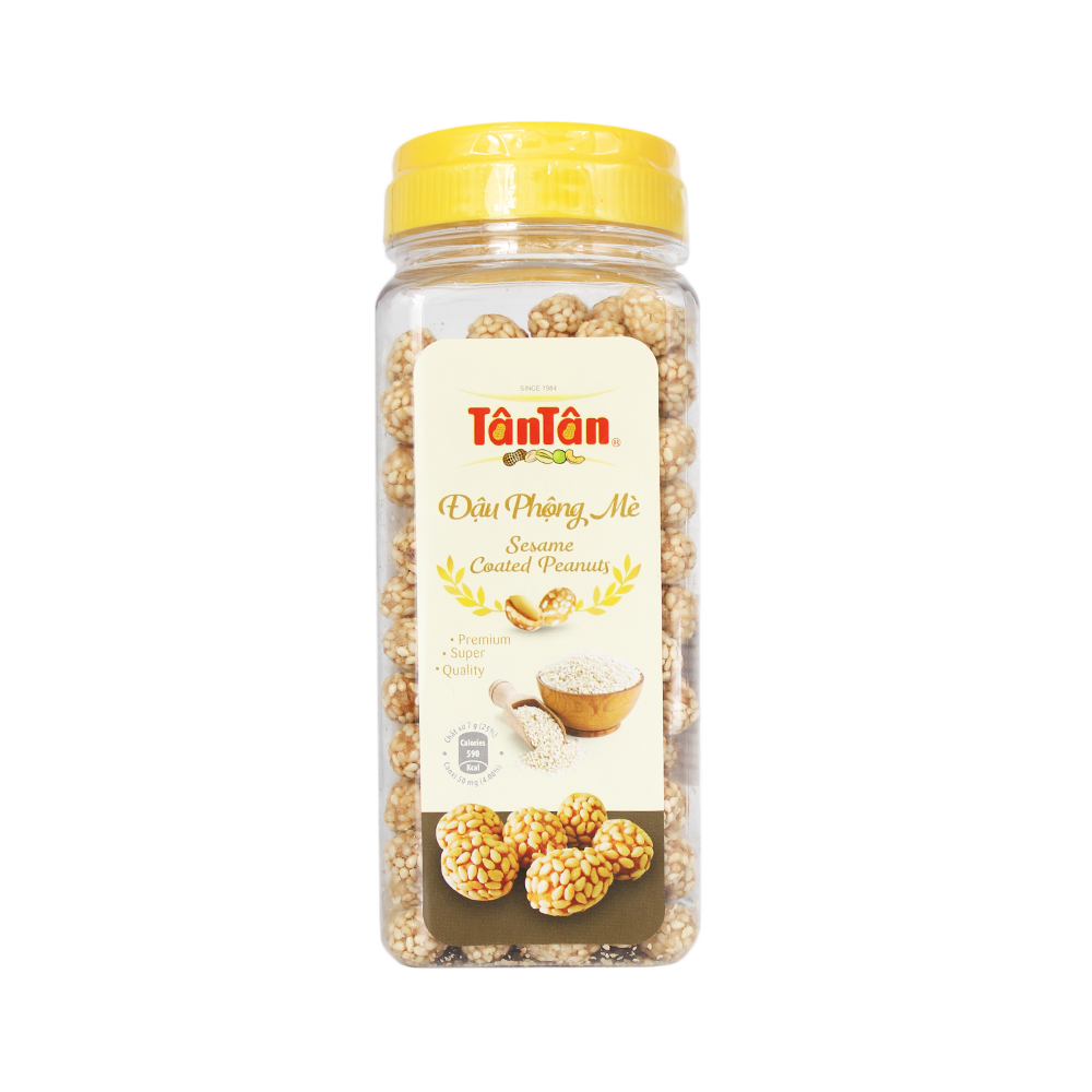 Tan Tan White Sesame Coated Peanuts 240G - Longdan Official