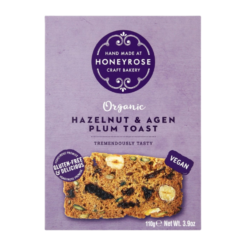 HONEYROSE Hazelnut & Agen Plum Toast 110g - Longdan Official