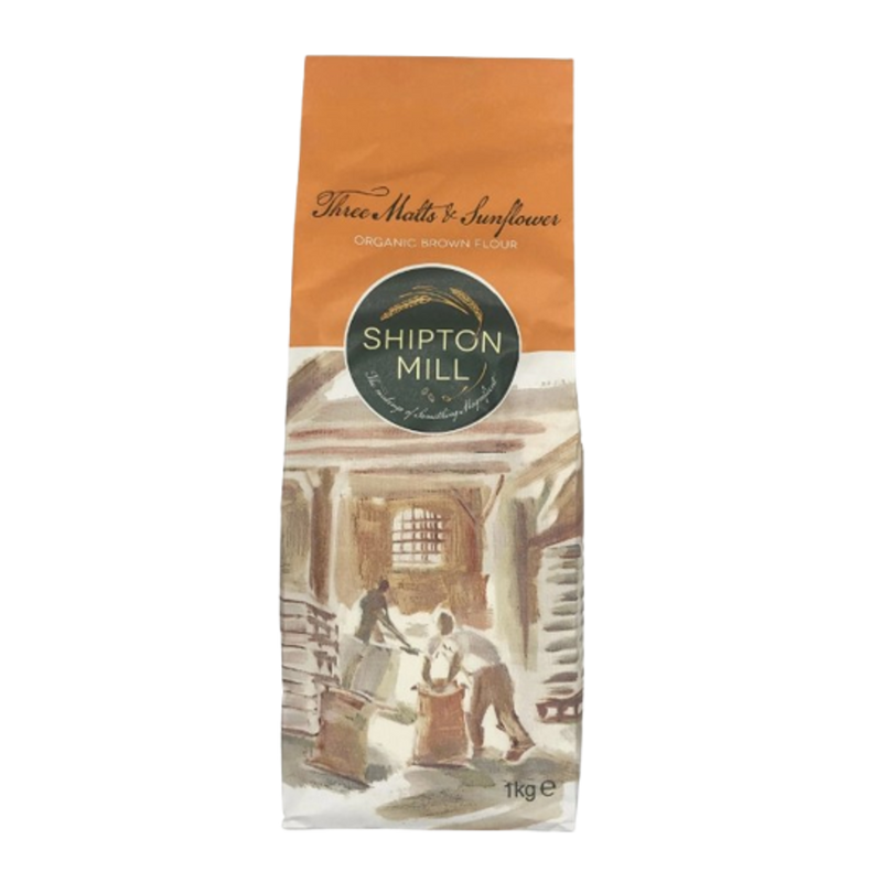 SHIPTON MILL 3 Malts - Sunflower Brown Flour 1kg - Longdan Official