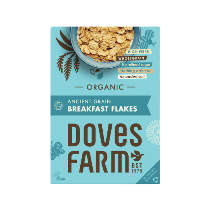 DOVES FARM Breakfast Flakes 375g - Longdan Official