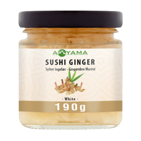 Aoyama Sushi Ginger White In Jar 190g - Longdan Official