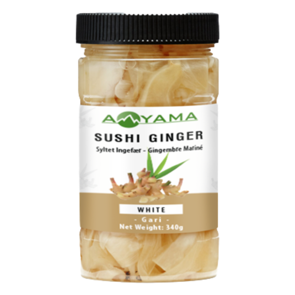 Aoyama Sushi Ginger White In Jar 340g