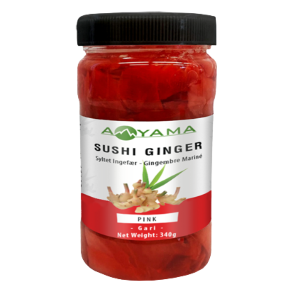Aoyama Sushi Jahe Merah Muda Dalam Toples 340g