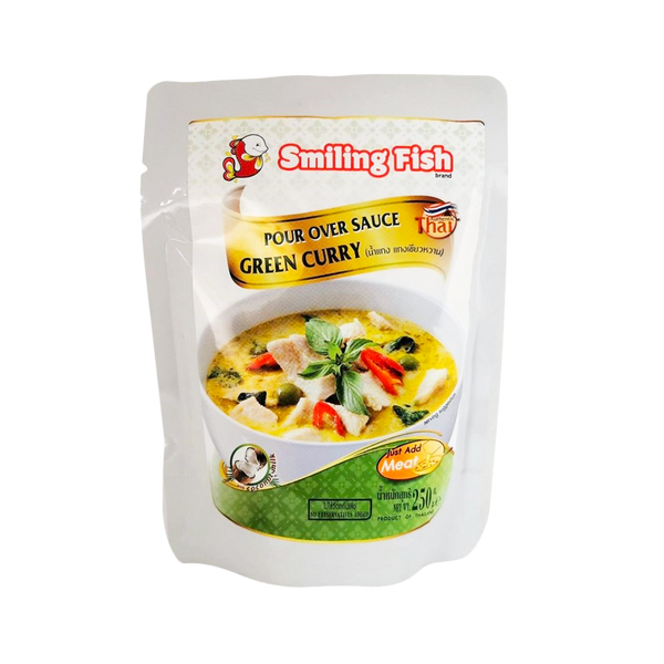 SMILING FISH Pour Over Sauce - Green Curry 250g - Longdan Official