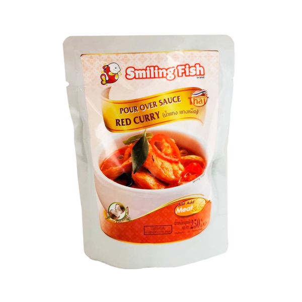 SMILING FISH Pour Over Sauce - Red Curry 250g - Longdan Official