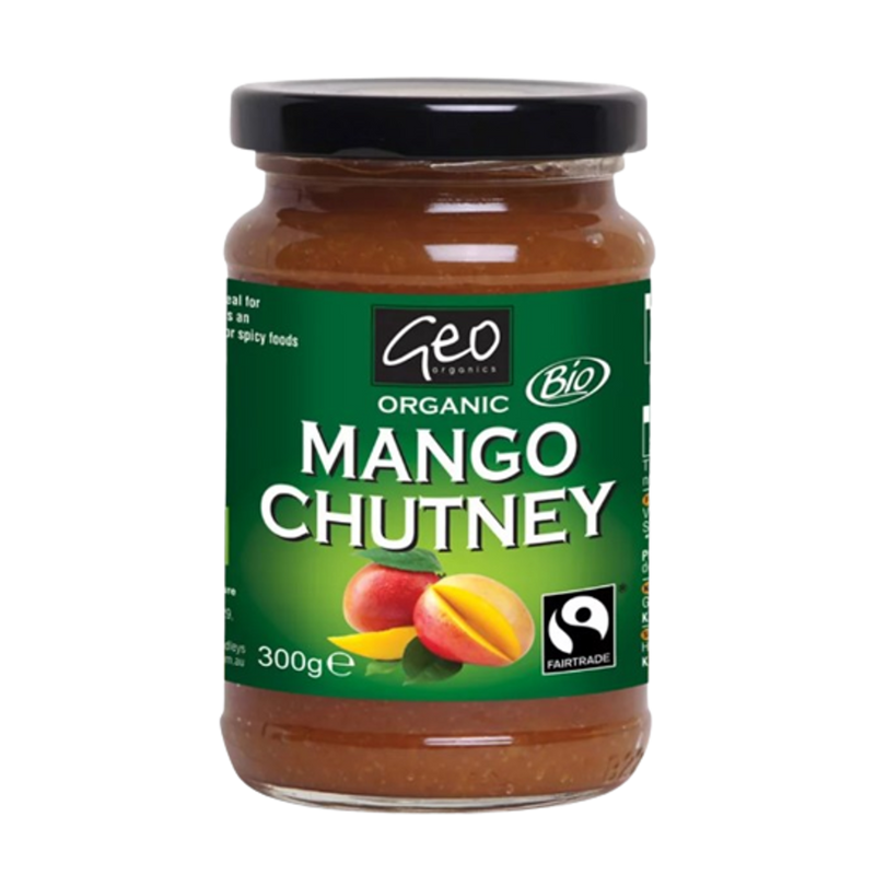 GEO ORGANICS Mango Chutney 300g - Longdan Official