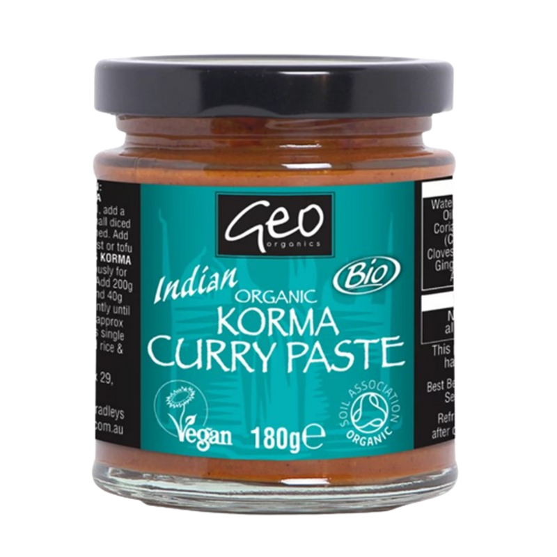 GEO ORGANICS Korma Paste 180g - Longdan Official